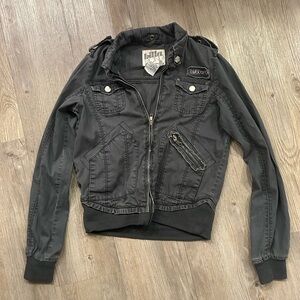 Billabong Jacket Gray/Blue Women’s Small